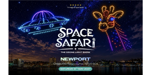 Space Safari: The Drone Light Show Newport