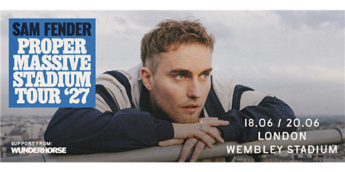 Sam Fender Proper Massive Stadium Tour '27 N2